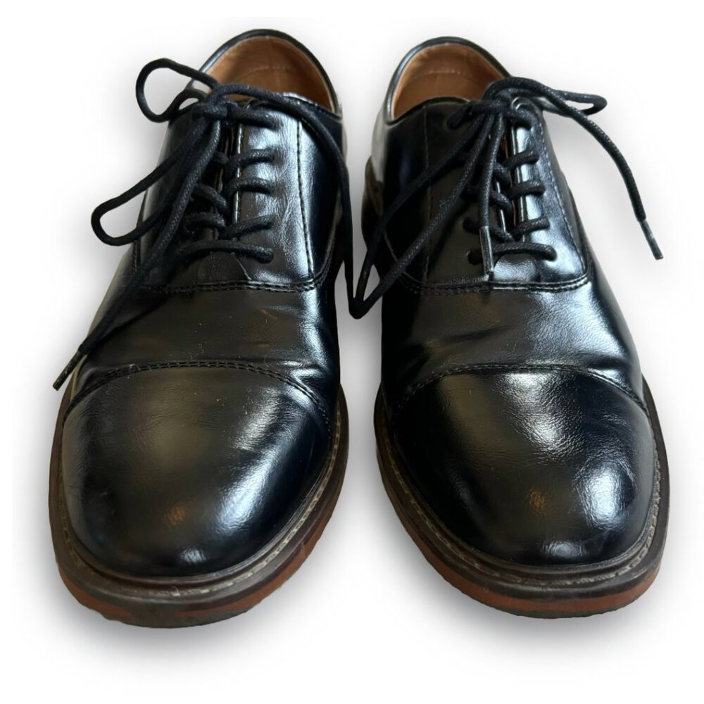 Goodfellow & Co  Men's black vegan leather Oxford Dress Shoes sz 7
